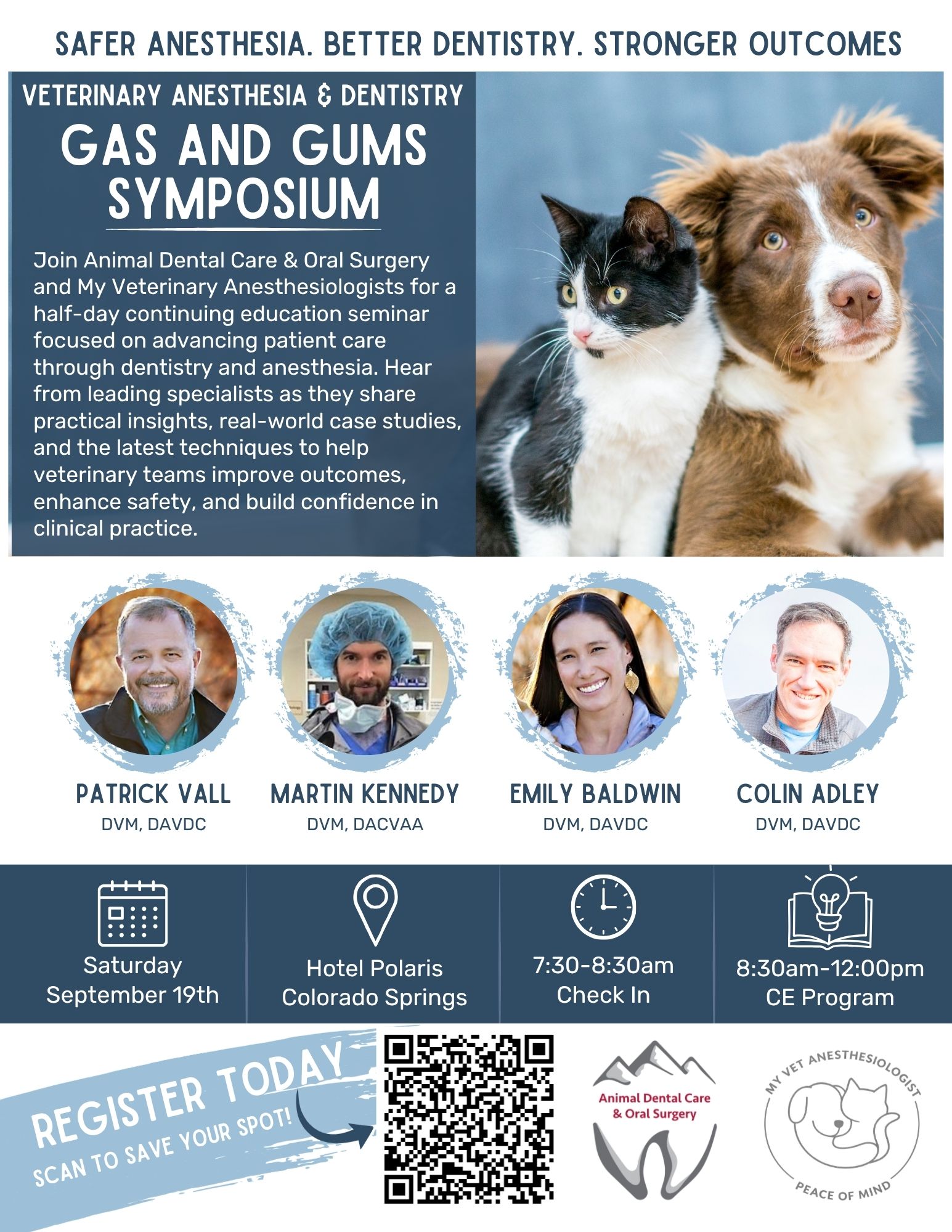 Veterinary Anesthesia & Dentistry Seminar – Gas & Gums Flyer